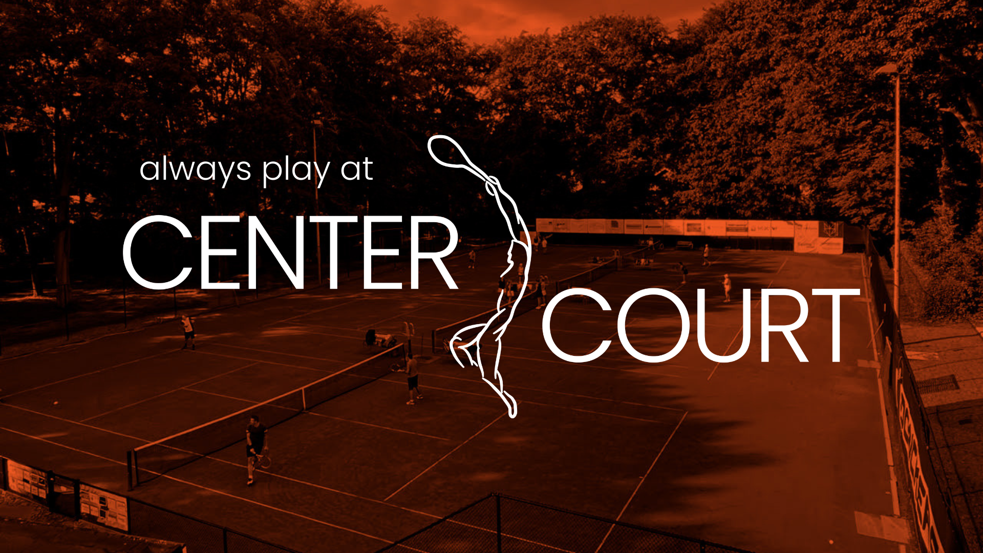 Tennissen op Center Court in Brasschaat