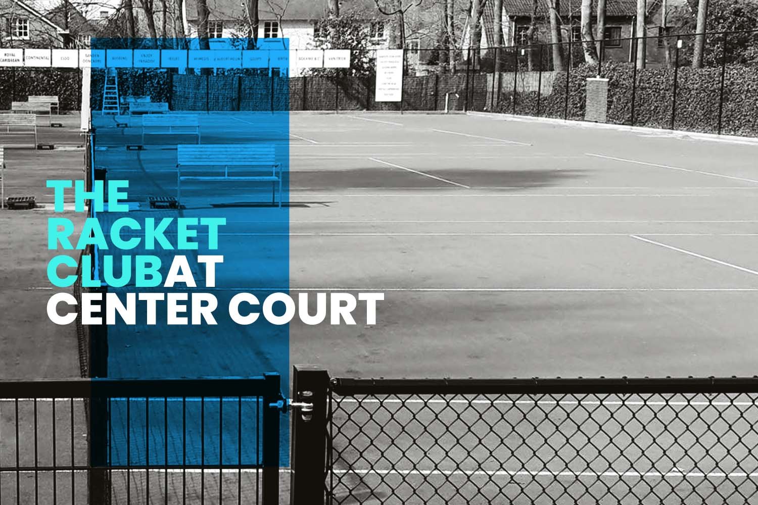 Spelers op de tennis- en padelbanen van Center Court Brasschaat